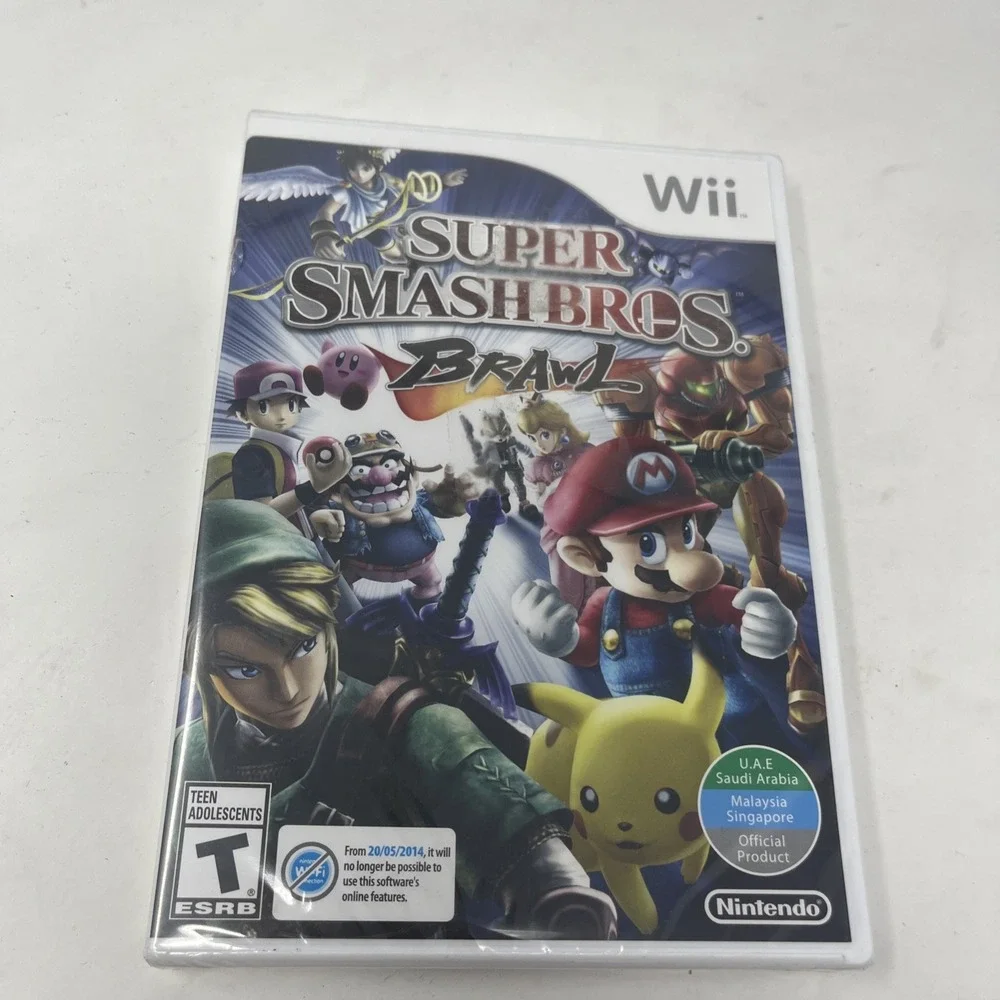 Super Smash Bros. Brawl (Nintendo Wii, 2008) New